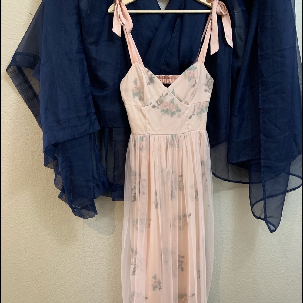 Pink tutu dress size small